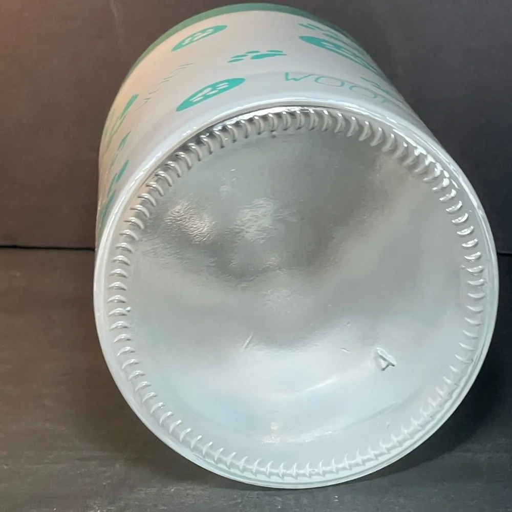 8.75” Tall Glass Cat Treat Container